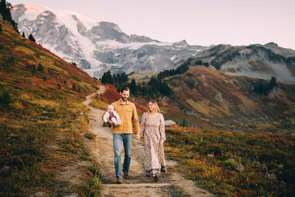Family photoshoot in Mt.Rainier Paradise