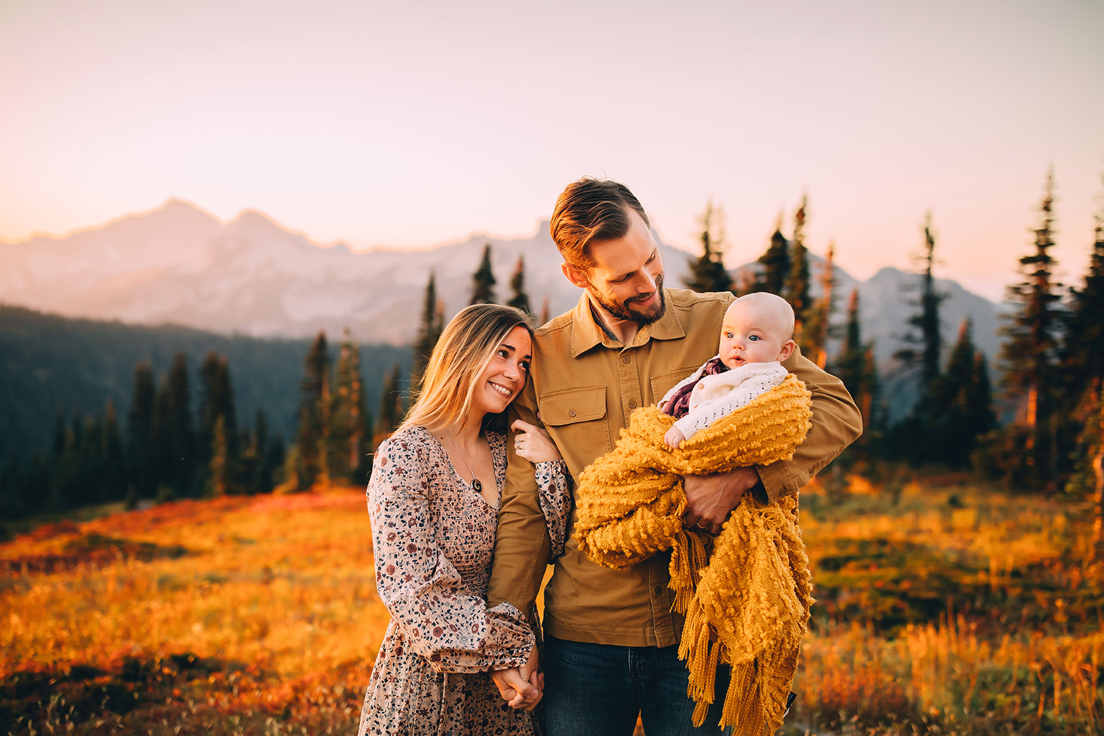 Family photoshoot in Mt.Rainier